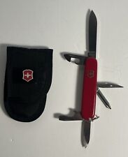 Vintage Officier Suisse Victorinox Swiss Army Knife W Case 6 Tools picture