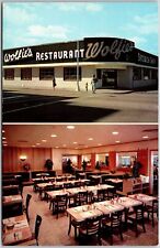 Wolfie's Fabulous Restaurant Miami Beach Florida FL Huge Dining Rooms Postcard' picture