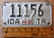 Idaho License Plate 1948-49 Utility Trailer picture