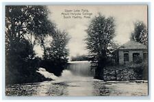c1910 Upper Lake Falls, Mount Holyoke College So. Hadley MA Postcard picture