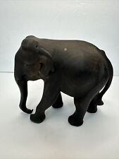 Vintage,Wooden Elephant Figure ,Handcrafted  Decor, 7”Length, 6”Tall,4” Width picture