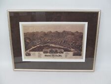 Vtg Buena Vista, VA 1891 Sealed Signed City Perspective Map Print Harold F. Kidd picture