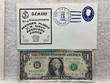1965 First Day Postage Stamp Cover NASA Gemini Manned Flight Navy Recovery Force picture