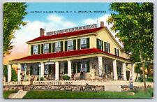 Brooklyn MI-Michigan, Historic Walker Tavern, Vintage Antique Postcard picture