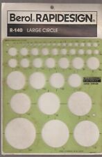 Seven(7) Berol Rapidesign R-140 Large Circle - Factory Sealed picture