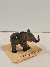 Vtg Hagen Renaker Baby Elephant 1981 w/  Original Idenification Paper Retired  picture