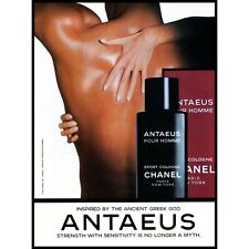1987 Chanel Antaeus Mens Sport Cologne Vintage Print Ad Fingernails Naked Back picture