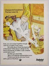 1973 Print Ad Prudential Life Insurance Broken Window Illustrated Gahan Wilson picture