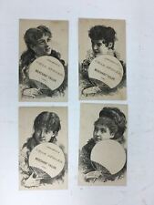 4 Charles Steger Merchant Tailor Victorian Trade Cards Buffalo Oswego NY Women picture