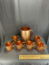 Smirnoff vodka mule copper pitcher cups decor bar gift sale discount mugs beer picture