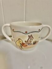 Disney Classic Winnie The Pooh Charpente Small Child's Cup Vintage Two Handled picture