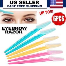 6Pcs Face Eyebrow Shaver Dermaplaning Painless Portable Facial Razor Trimmer picture