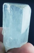 223Ct Natural Terminated Aqua Blue Color Aquamarine Crystal From Pakistan  picture