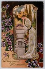 Art Nouveau C Ryan? Pretty Lady Love Winsch Back A-156 Postcard 1910's *Rare picture