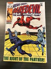 Daredevil #52 Black Panther Appearance Barry Smith Cover Marvel 1969.  Beauty picture