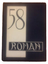 1958 Los Angeles High School Yearbook - Roman and Senior Class Of 58 Photo RARE picture