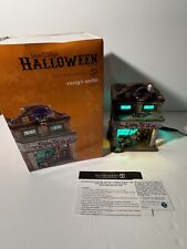 2014 Dept 56 Rusty's Needle WORKS Tattoo Parlor Halloween 4036587 SEE INFO PICS picture