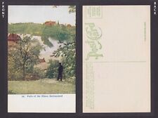 SWTZERLAND, Vintge postcard, Schaffhausen, Rhine Falls picture