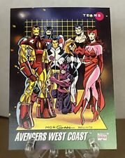 Avengers West Coast Marvel Impel 1992 Teams Trading Card #176 Series 3 MCU Comic picture