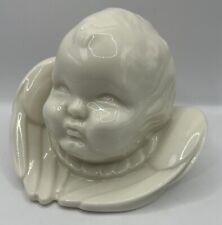 Lenox China Vintage Baby Angel Cherub Wings Bust Head Figurine c1935 Antique picture