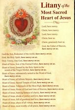 Litany of the Most Sacred Heart of Jesus (4x6