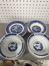 Vintage Chinese Small Rice Bowls And Plates 16 Pieces picture