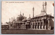Brighton Great Britain Pavilion East Historic City Landmark BW Postcard picture