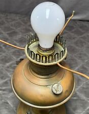 Vintage Rayo Victorian Kerosene Lantern Handmade Electric Tabletop Corded Lamp picture