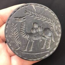 Wonderfull Chorlite Stone Bactrain A Camel Intaglio Round Stamp Bead picture