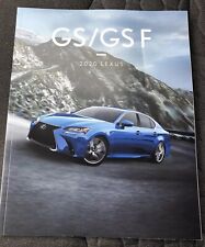 2020 LEXUS GS/GSF 48-page Original Sales Brochure picture