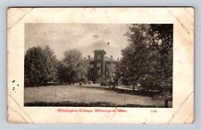 Wilmington OH-Ohio, Wilmington College, Antique, Vintage Souvenir Postcard picture