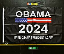 Michelle Obama Flag FREE FIRST CLASS SHIP 2024 Obama Hope 2024 USA Sign 3x5' picture