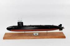 USS Pintado SSN-672 Submarine Model, US Navy, Scale Model, Mahogany, Sturgeon picture