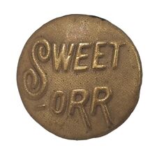 Vintage Sweet Orr Work Clothes Button Brass w/ Wobble Shanks 13/16” picture
