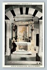 Washington DC-Washington DC, Franciscan Monastery, Altar, Vintage Postcard picture