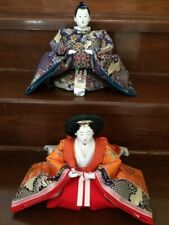 KIMONO Hina-Ningyo Japanese Doll Emperor Empress Traditional Vintage Figure picture