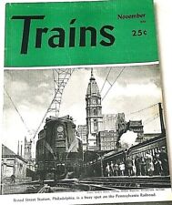 1943  Nov. Trains Magazine Issue  Vol.4 # 1 Vintage Railroads picture