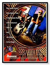 Ibanez Guitars G3 Concert Steve Vai Joe Satriani Vintage 1997 Magazine Ad picture