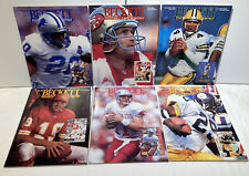 Beckett 1993 Football Card Magazine 6 Issue Lot, #35 #39 #40 #42 #43 #45 picture