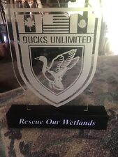 Ducks Unlimited Light Up  - Rescue Our Wetlands Sign - Plug in electric outlet picture