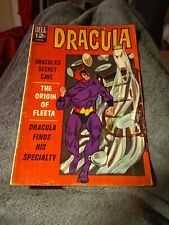 Dell DRACULA #4 The Secret Cave 1967 The Origin of Fleeta Silver Age Superheroes picture