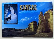 Postcard KS. Monument Rocks. Oakley. Kansas  picture