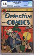 Detective Comics #49 CGC 1.8 1941 4237828004 picture