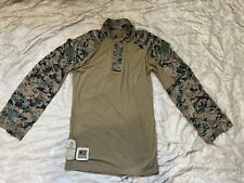 USMC Woodland MARPAT FROG Combat Shirt - Medium Long - Marine Corps - Preowned picture