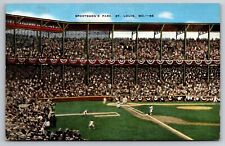 Sportsmen's Park St. Louis Missouri Cardinals Baseball Stadium c1940 Postcard picture