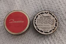 Vintage 1940s 50s Dermetics Petal Face Powder Creme Petal Made In USA NOS 3oz picture