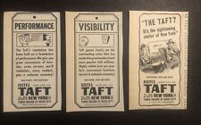 1940’s Hotel Taft 7th Ave. New York Magazine Print Ad Bundle X3 picture