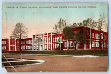 Charlottetown PEI Canada Postcard Prince of Wales College 1943 Vintage picture