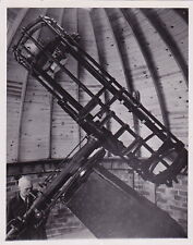 W.A. COGSHALL INDIANA ASTRONOMER *RARE VINTAGE 1937 SPACE TELESCOPE press photo  picture