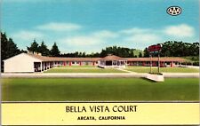 Linen Postcar Bella Vista Court Motel in Arcata, California picture